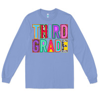 Colony Blue third grade Long Sleeve Tee - NancyCooperArtShop