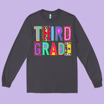 Third Grade Long Sleeve Tee Designed By Nancycooperartshop