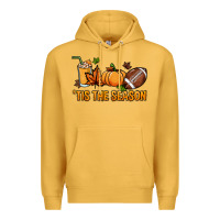 Mustard Tis the season Sport Premium Hoodie - HowdyJamesFarm