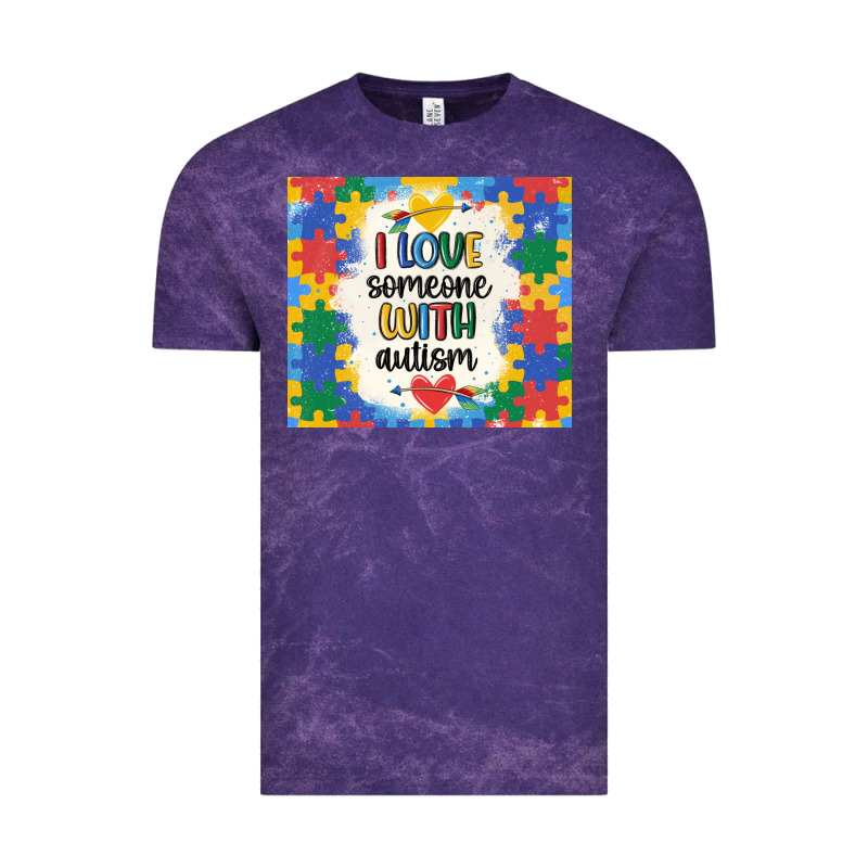 ı Love Someone With Autism Vintage Tee by MaliasSmallBusiness | Teevron