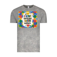 Cloud Rock ı love someone with autism Vintage Tee - MaliasSmallBusiness
