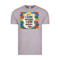 Vintage Zinc ı love someone with autism Vintage Tee - MaliasSmallBusiness