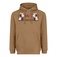 Toasted Coconut mom burgundy flowers with leopard Heavyweight Hoodie - TumblerDesignByShophia