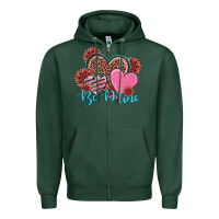Sports Green valentine's day be mine hearts sunflower Zipper Hoodie - RanaPortraitStore