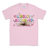 Bubblegum Pink library grown up Classic Tee - MaliasSmallBusiness