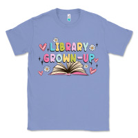 Colony Blue library grown up Classic Tee - MaliasSmallBusiness
