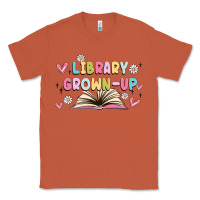 Copper library grown up Classic Tee - MaliasSmallBusiness