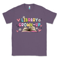 Lavender library grown up Classic Tee - MaliasSmallBusiness