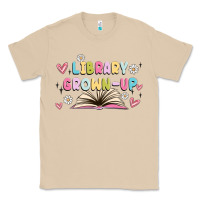 Mushroom library grown up Classic Tee - MaliasSmallBusiness