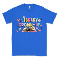 True Royal library grown up Classic Tee - MaliasSmallBusiness