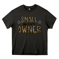 Asphalt small business owner Heavy Core Tee - CowhideDigitalArt