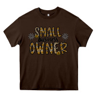 Chocolate Brown small business owner Heavy Core Tee - CowhideDigitalArt