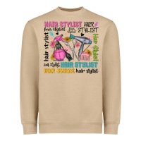 Mushroom hair stylist typography Heavyweight Sweatshirt - MaliasSmallBusiness