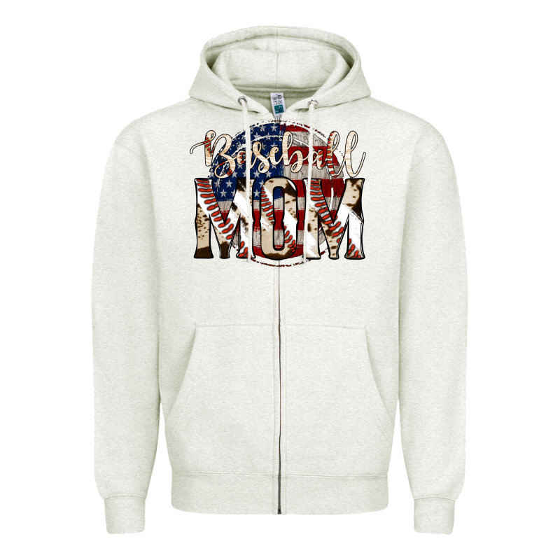 American Baseball Dad Zipper Hoodie by Bettercallsaul | Teevron