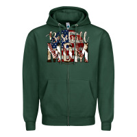 Sports Green American Baseball Dad Zipper Hoodie - Bettercallsaul