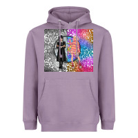 Lavender gothic girl and colorful girl best friends Heavyweight Hoodie - TumblerDesignByShophia