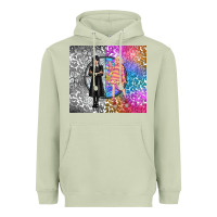 Matcha gothic girl and colorful girl best friends Heavyweight Hoodie - TumblerDesignByShophia