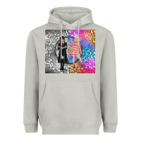 Moon Dust gothic girl and colorful girl best friends Heavyweight Hoodie - TumblerDesignByShophia