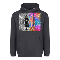 Smoke gothic girl and colorful girl best friends Heavyweight Hoodie - TumblerDesignByShophia