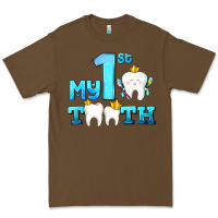 Cacao my first tooth with teeth Premium Tee - AdoDesignShop