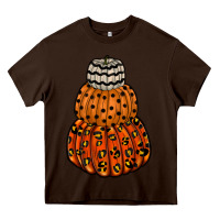 Chocolate Brown pumpkin halloween Heavy Core Tee - RacoonDesign