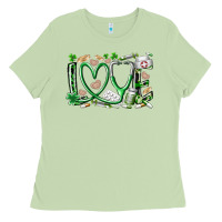 Matcha st.patricks love nurse Ladies Tee - RacoonDesign