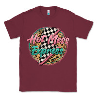Burgundy hot mess express Classic Tee - MaliasSmallBusiness