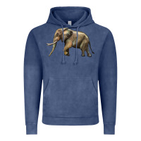 Vintage Denim Elephant Vintage Hoodie - LillyAllenDesigns