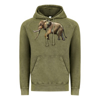 Vintage Olive Elephant Vintage Hoodie - LillyAllenDesigns
