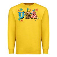 Lemon USA 4th of july Premium Sweatshirt - HowdyJamesFarm