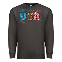 Smoke USA 4th of july Premium Sweatshirt - HowdyJamesFarm