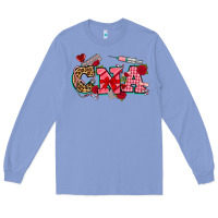 Colony Blue valentines day cna Long Sleeve Tee - NancyCooperArtShop