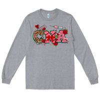 Heather Grey valentines day cna Long Sleeve Tee - NancyCooperArtShop