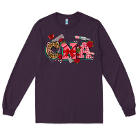 Plum valentines day cna Long Sleeve Tee - NancyCooperArtShop