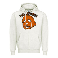 Oatmeal Heather Michael Mayer Halloween Zipper Hoodie - Bettercallsaul