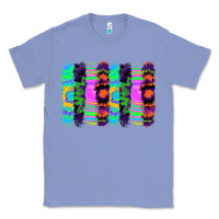 Colony Blue tie dye brushstrokes Classic Tee - RanaPortraitStore