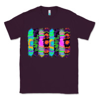 Plum tie dye brushstrokes Classic Tee - RanaPortraitStore