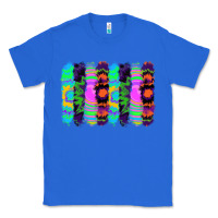 True Royal tie dye brushstrokes Classic Tee - RanaPortraitStore