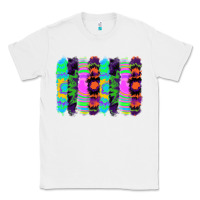 White tie dye brushstrokes Classic Tee - RanaPortraitStore