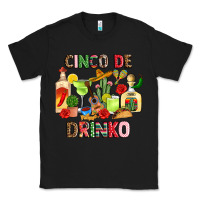 Black cinco de drinko Classic Tee - JahusDesignShop