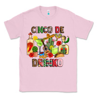Bubblegum Pink cinco de drinko Classic Tee - JahusDesignShop