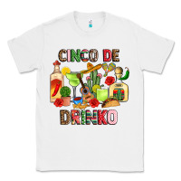 White cinco de drinko Classic Tee - JahusDesignShop