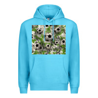 Ocean Blue Soccer tumbler Premium Hoodie - HowdyJamesFarm