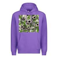Purple Soccer tumbler Premium Hoodie - HowdyJamesFarm