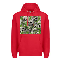Red Soccer tumbler Premium Hoodie - HowdyJamesFarm