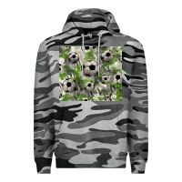 Slate Camo Soccer tumbler Premium Hoodie - HowdyJamesFarm
