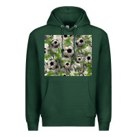 Sports Green Soccer tumbler Premium Hoodie - HowdyJamesFarm