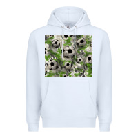 White Soccer tumbler Premium Hoodie - HowdyJamesFarm