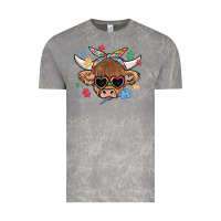 Cloud Rock autism awareness cow Vintage Tee - MaliasSmallBusiness