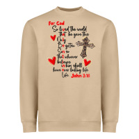 Mushroom for god so loved the world Heavyweight Sweatshirt - MaliasSmallBusiness